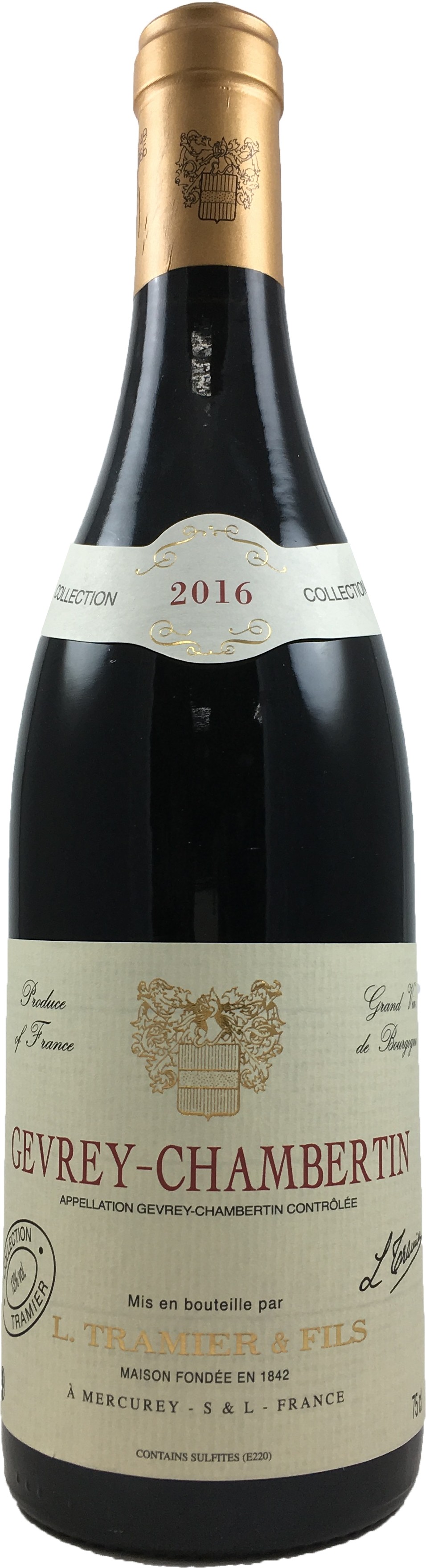 法國 鉈尼酒莊 勃艮地傑弗瑞香貝丹 2016紅葡萄酒